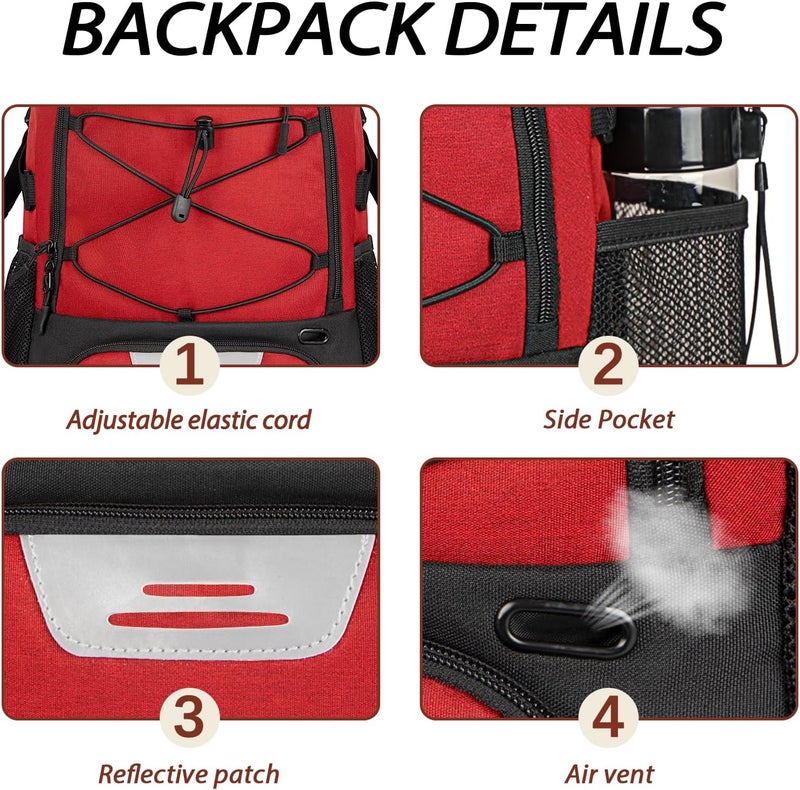 LARIPOP Basketball Bag,Basketball Backpack with Shoe Compartment and Ball Holder,Sport Bags for Soccer,Volleyball,Gym,Travel - Image 4